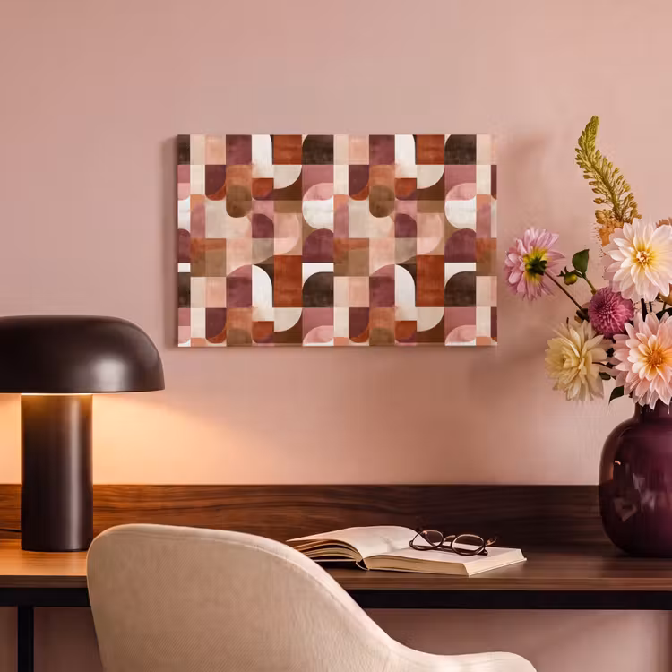 Geometrie - Modern - Retro canvas 2cm klein 34 -sfeer4