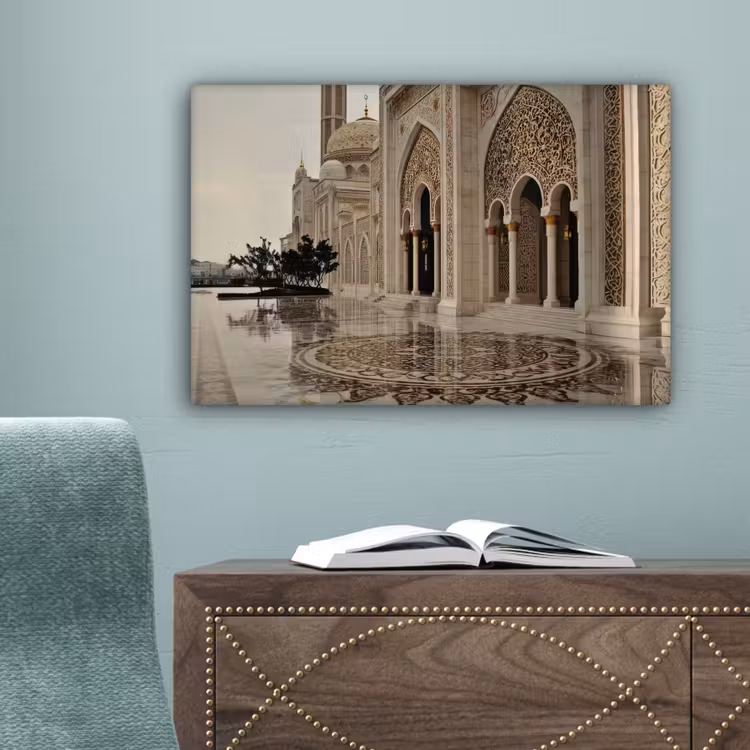 Gouden details - Marmer - Grote bogen canvas 2cm klein -sfeer4