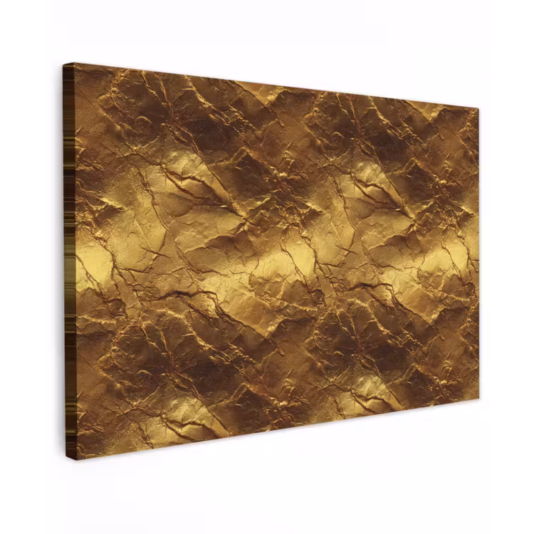 Bladgoud - Textuur - Goud canvas 2cm klein 34 -z3d