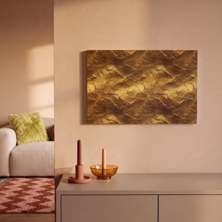 Bladgoud - Textuur - Goud canvas 2cm klein 34 -sfeer1