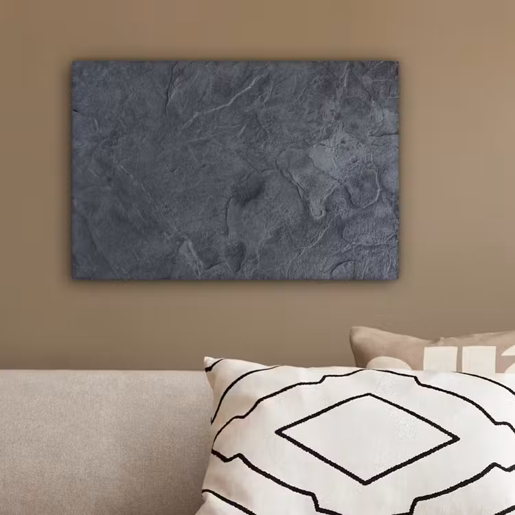 Grijs - Beton - Leisteen - Structuur - Retro canvas 2cm klein -sfeer3