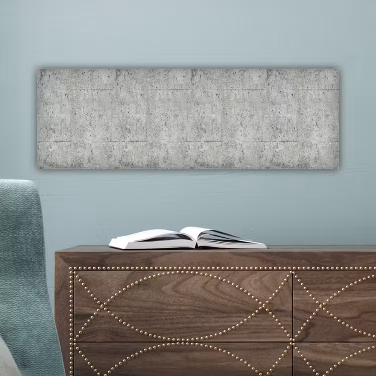Grijs - Muur - Poriën canvas 2cm klein 828 -sfeer4