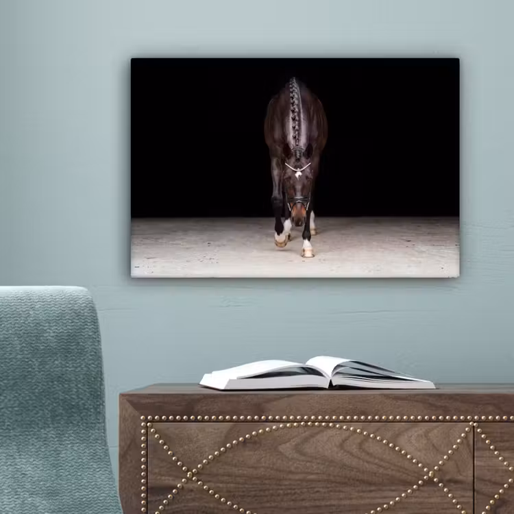 Paard - Modern - Portret canvas 2cm klein -sfeer4