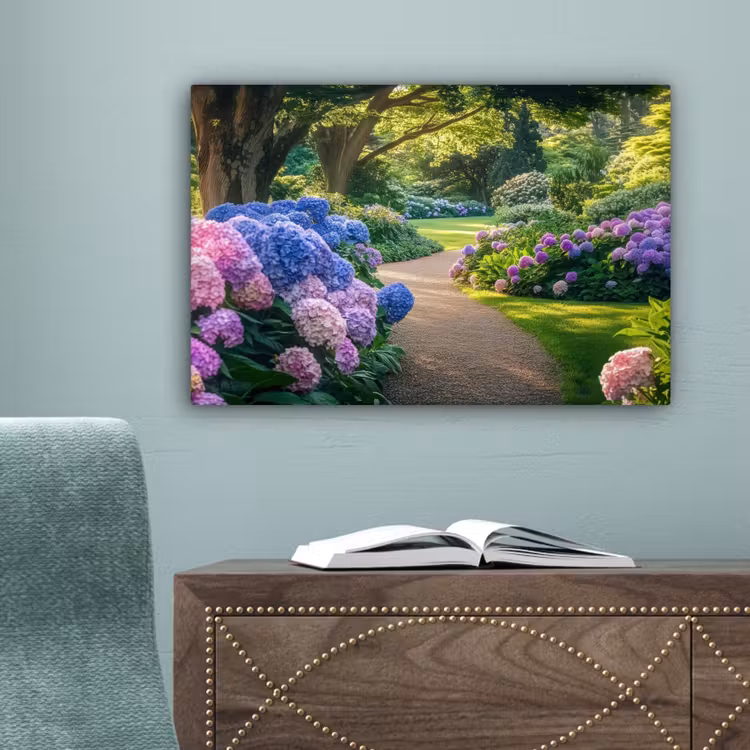 Hortensia- Park - Pad canvas 2cm klein -sfeer4
