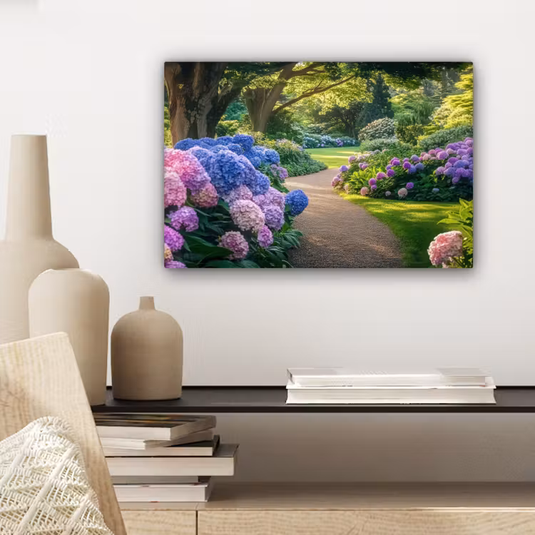 Hortensia- Park - Pad canvas 2cm klein -sfeer6