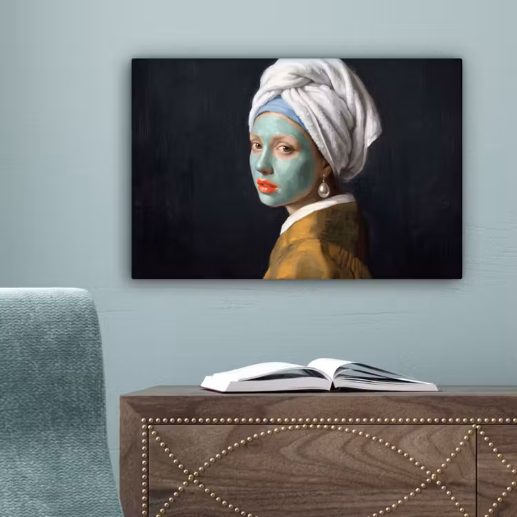 Iconisch - Modern - Kleurrijk canvas 2cm klein -sfeer4
