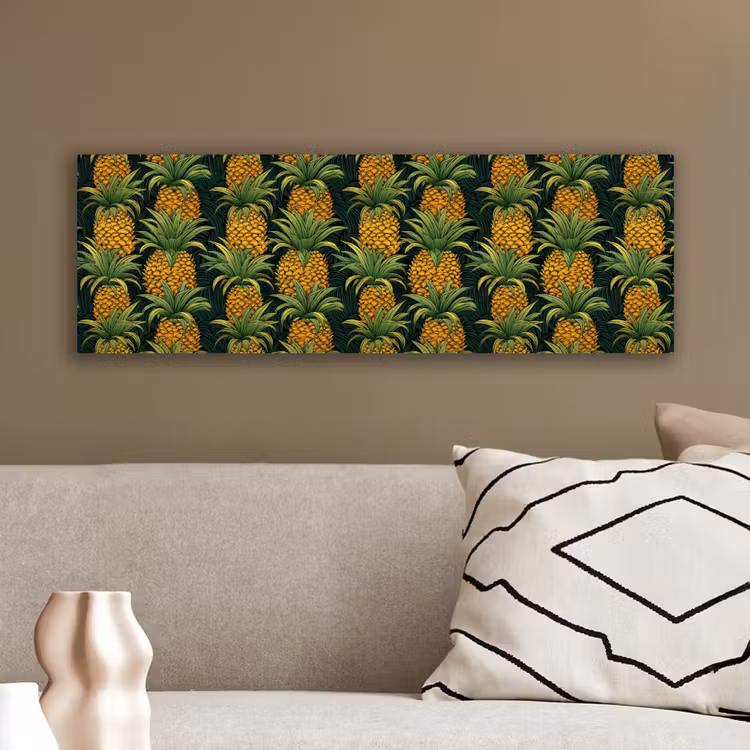 Illustratie - Patroon - Ananas canvas 2cm klein 828 -sfeer3