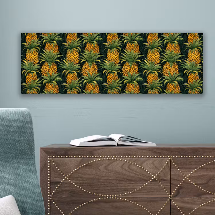 Illustratie - Patroon - Ananas canvas 2cm klein 828 -sfeer4