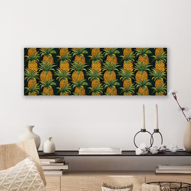 Illustratie - Patroon - Ananas canvas 2cm klein 828 -sfeer6