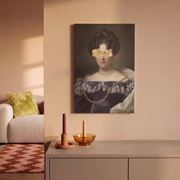 Johanna Henriette Engelen - Dubois Drahonet - Goud canvas 2cm klein -sfeer1