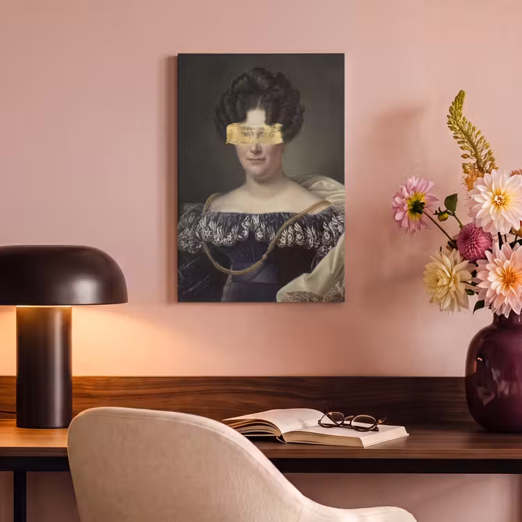 Johanna Henriette Engelen - Dubois Drahonet - Goud canvas 2cm klein -sfeer4