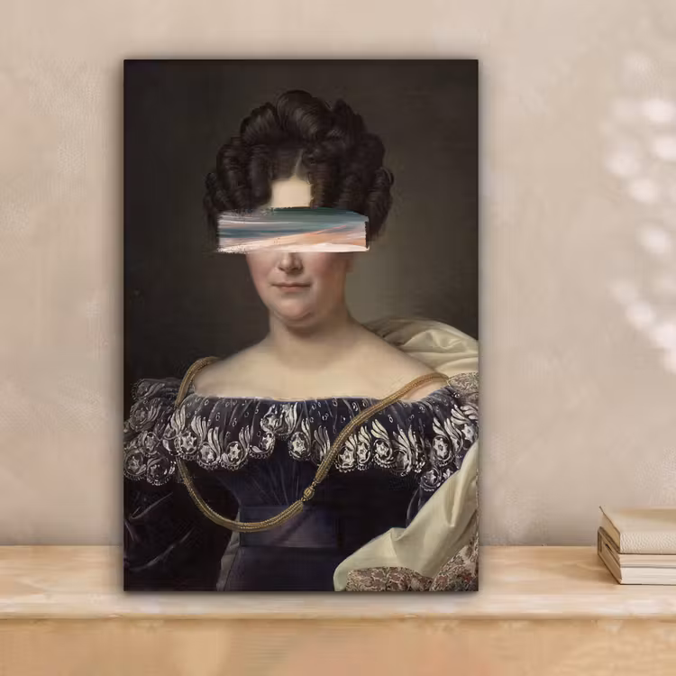Johanna Henriette Engelen - Dubois Drahonet - Pastel canvas 2cm klein -sfeer1