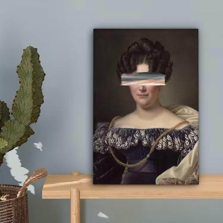 Johanna Henriette Engelen - Dubois Drahonet - Pastel canvas 2cm klein -sfeer4