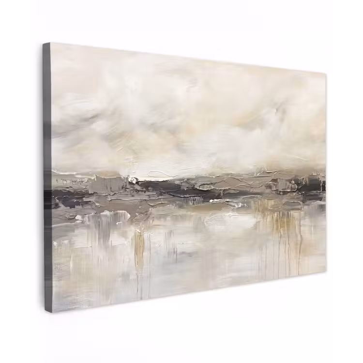 Landschap - Horizon - Natuur - Abstract - Neutraal canvas 2cm klein -z3d