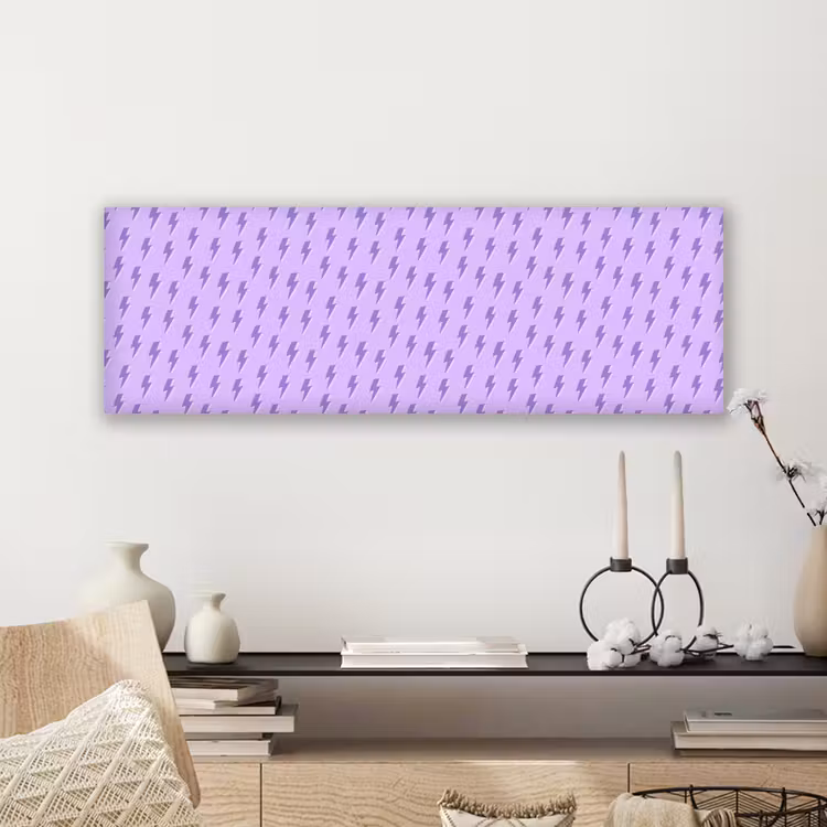 Bliksem - Paars - Lila canvas 2cm klein 828 -sfeer6