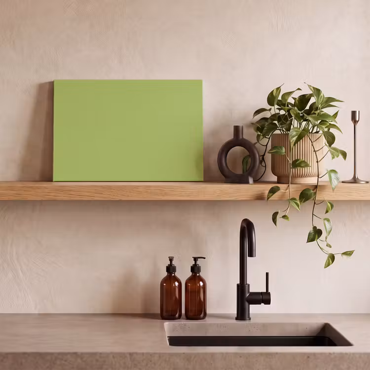 Lime - Glow - Groen canvas 2cm klein 34 -sfeer3
