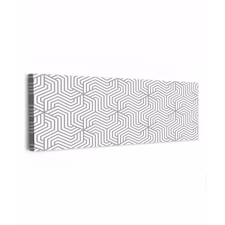 Lijn - Design - Geometrie - Patroon canvas 2cm klein 828 -z3d