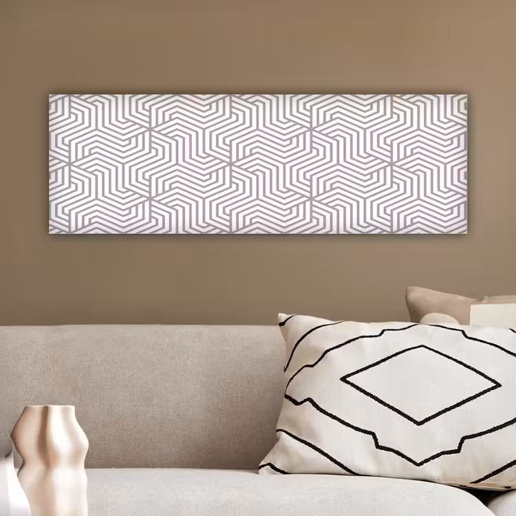 Lijn - Design - Geometrie - Patroon canvas 2cm klein 828 -sfeer3