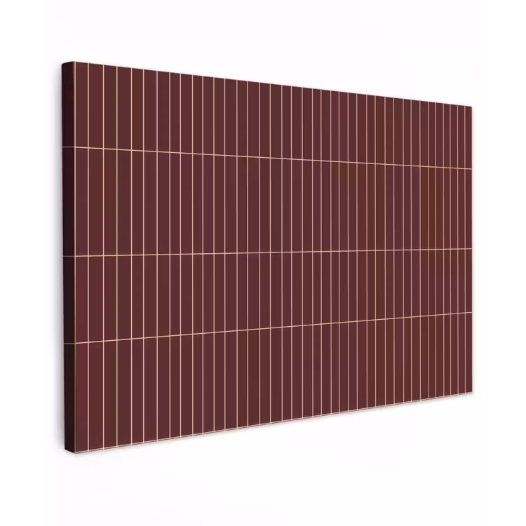Lijnen - Patroon - Bordeaux canvas 2cm klein 34 -z3d