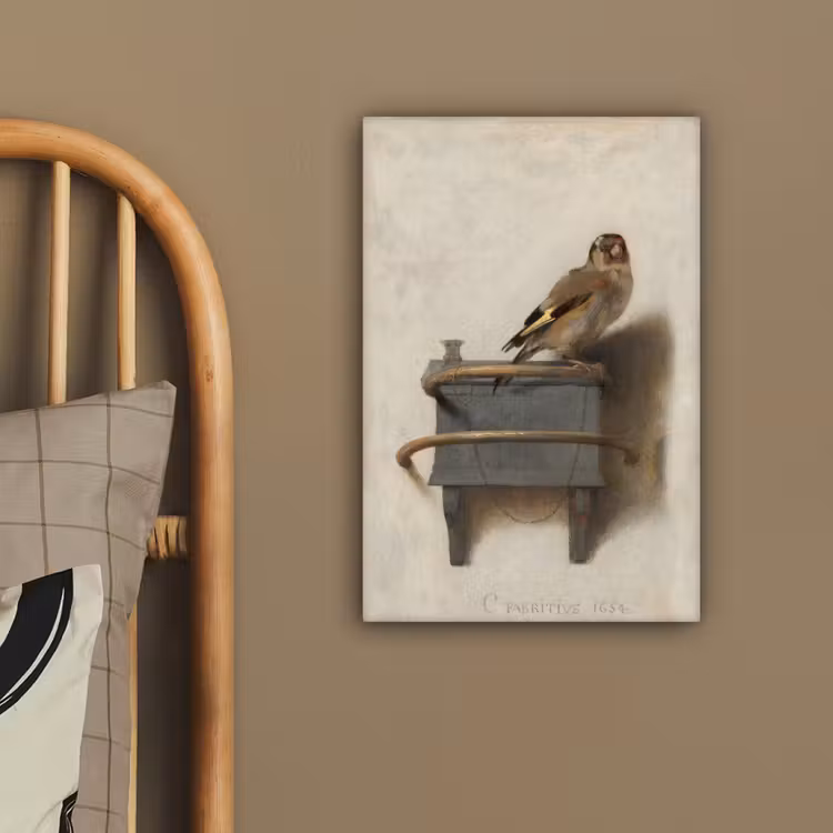 Puttertje - Oude Meester - Carel Fabritius canvas 2cm klein -sfeer3