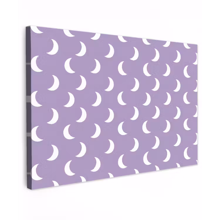 Manen - Patroon - Paars canvas 2cm klein 34 -z3d