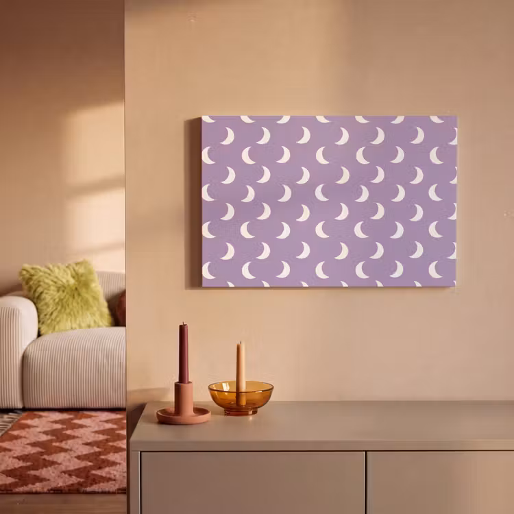 Manen - Patroon - Paars canvas 2cm klein 34 -sfeer1