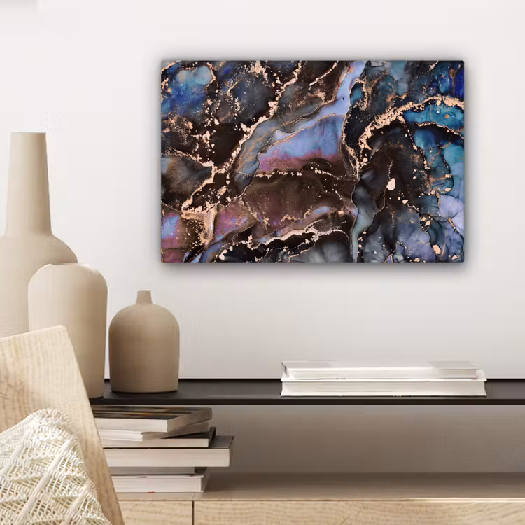 Marmer - Goud - Rosé canvas 2cm klein -sfeer6