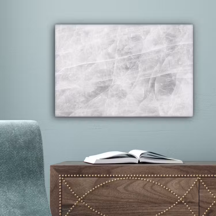 Marmer - Steen - Wit - Luxe - Marmerlook canvas 2cm klein -sfeer4