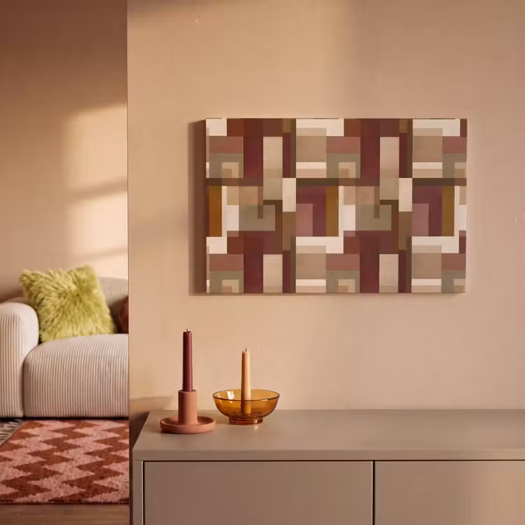 Modern - Geometrie - Kleurrijk canvas 2cm klein 34 -sfeer1