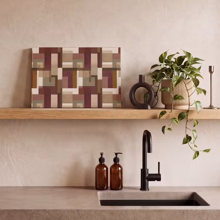 Modern - Geometrie - Kleurrijk canvas 2cm klein 34 -sfeer3