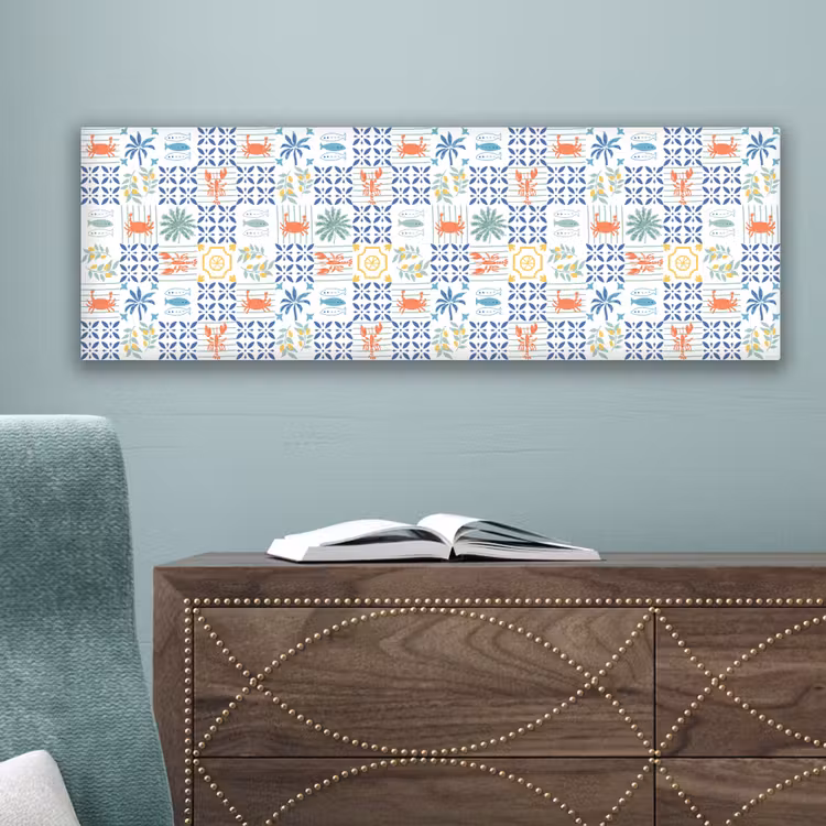 Zee - Sfeer - Mozaïek - Multi canvas 2cm klein 828 -sfeer4