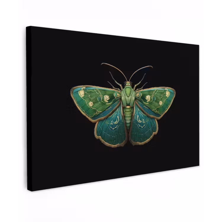 Mot - Levendig - Groen canvas 2cm klein -z3d