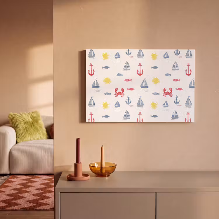 Nautisch - Illustraties - Kleurrijk canvas 2cm klein 34 -sfeer1