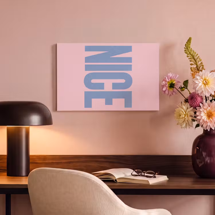 Nice - Paars - Roze canvas 2cm klein -sfeer4