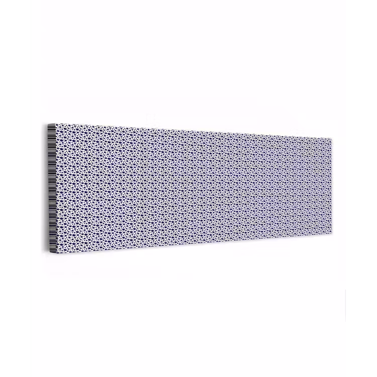 Oceaan - Bubbel - Blauw - Wit canvas 2cm klein 828 -z3d