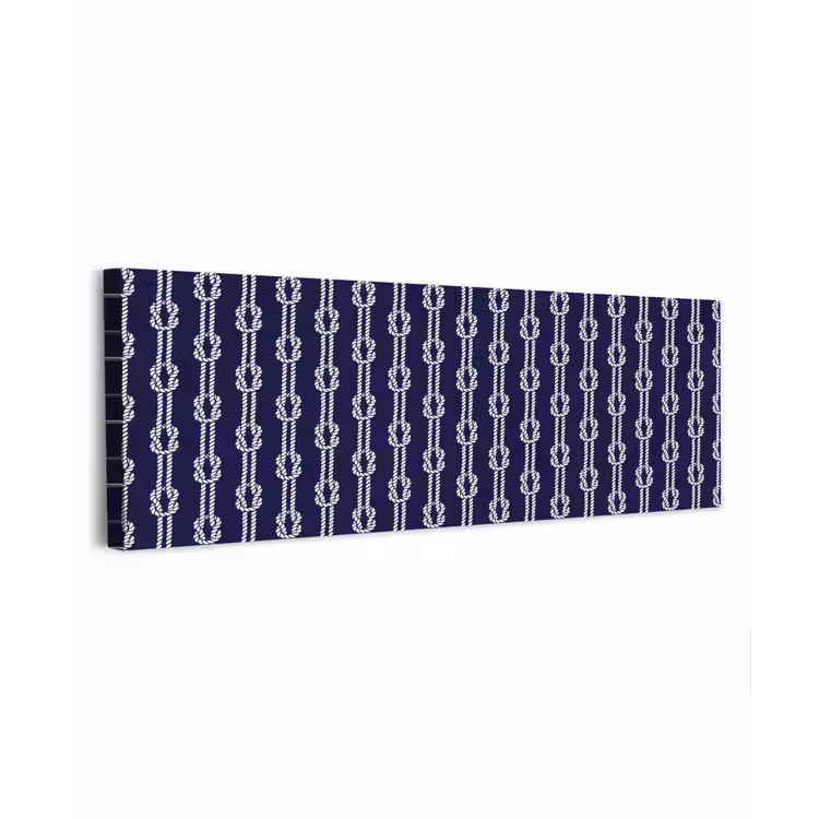 Oceaan - Touw - Blauw - Wit canvas 2cm klein 828 -z3d