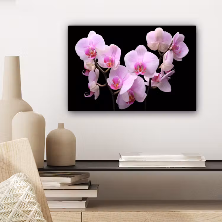 Orchidee - Bloemen - Roze - Flora canvas 2cm klein -sfeer6