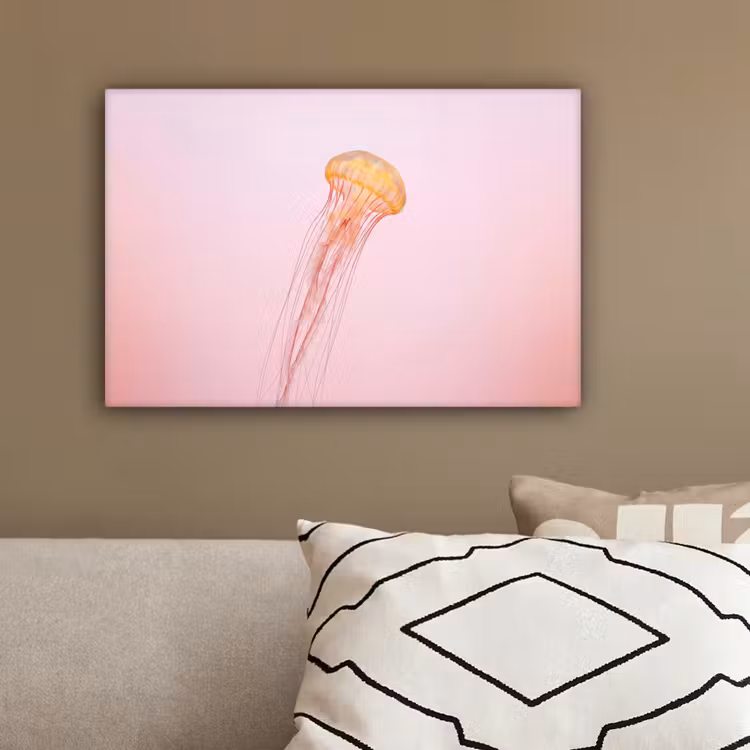 Sierlijk - Kwal - Roze canvas 2cm klein -sfeer3