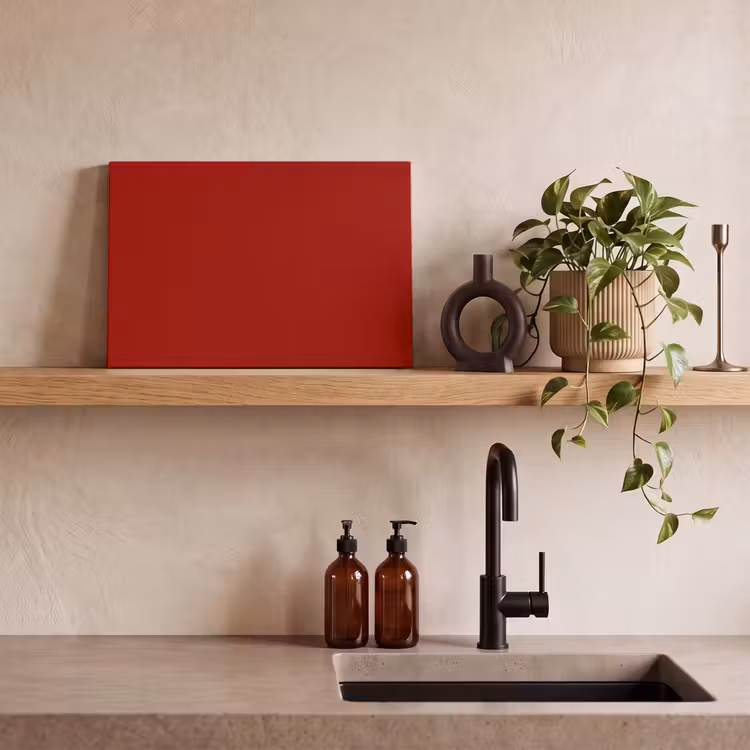 Oxblood - Maroon - Rood canvas 2cm klein 34 -sfeer3