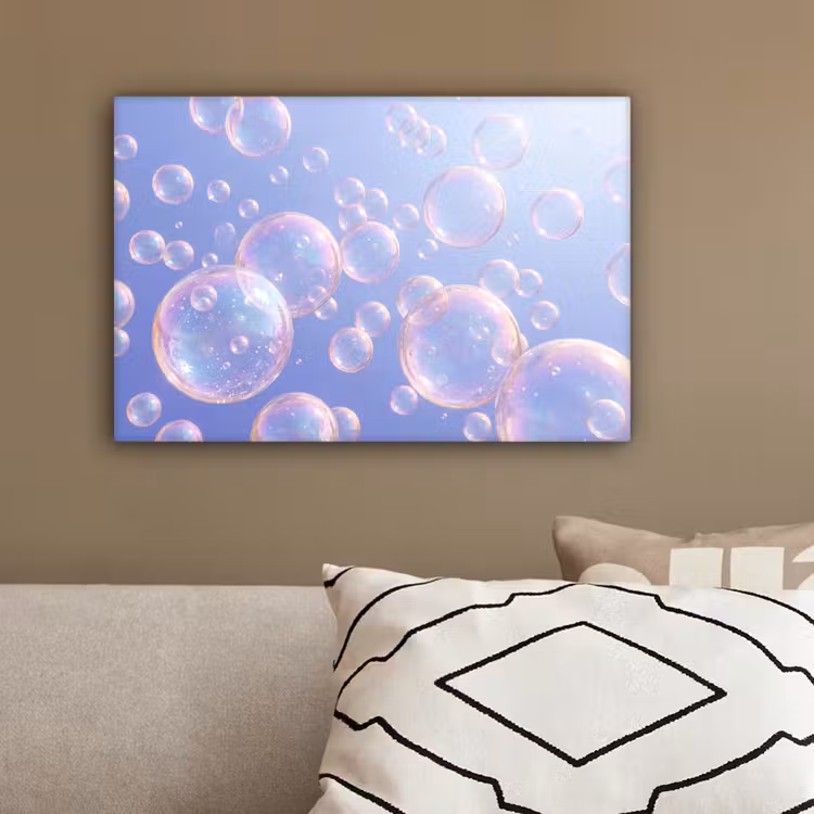 Pastel - Bubbels - Dromerig canvas 2cm klein -sfeer3