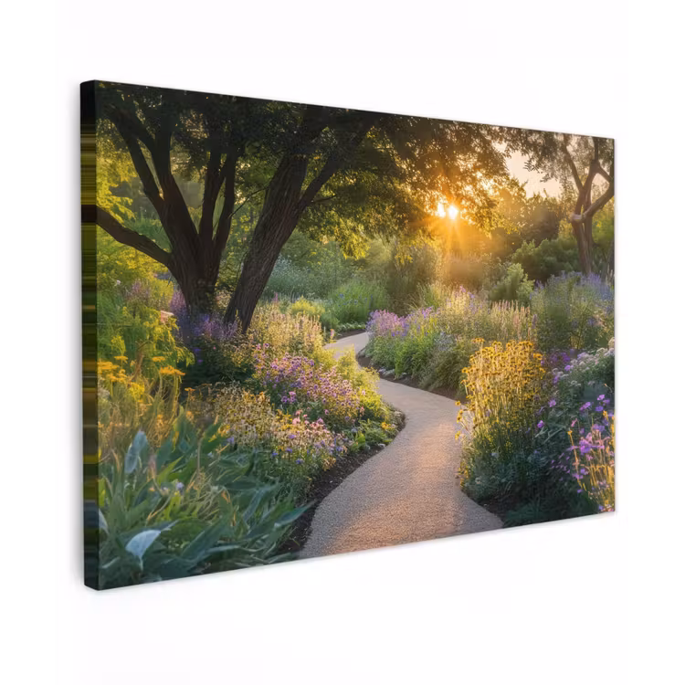 Pad - Bloemen - Park canvas 2cm klein -z3d