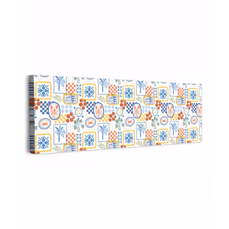 Zee - Sfeer - Tomaat - Mozaïek canvas 2cm klein 828 -z3d