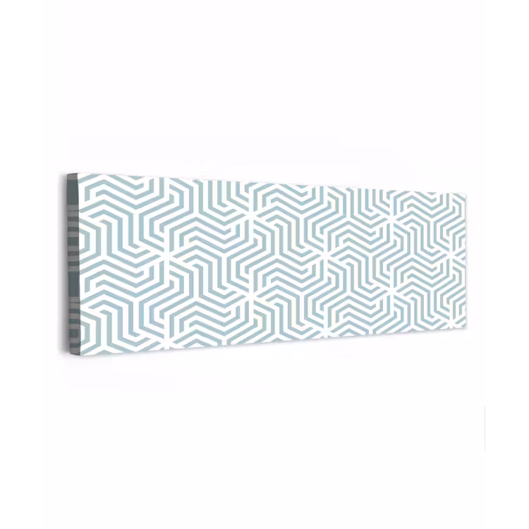 Patroon - Lijn - Design - Groen canvas 2cm klein 828 -z3d