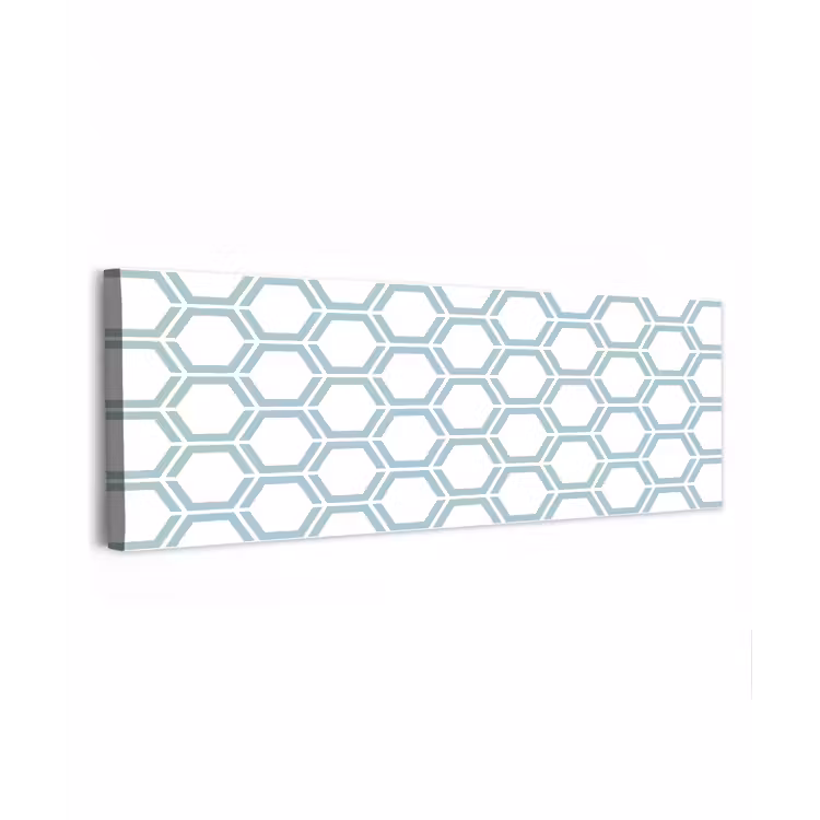 Patroon - Lijn - Design - Hexagon canvas 2cm klein 828 -z3d