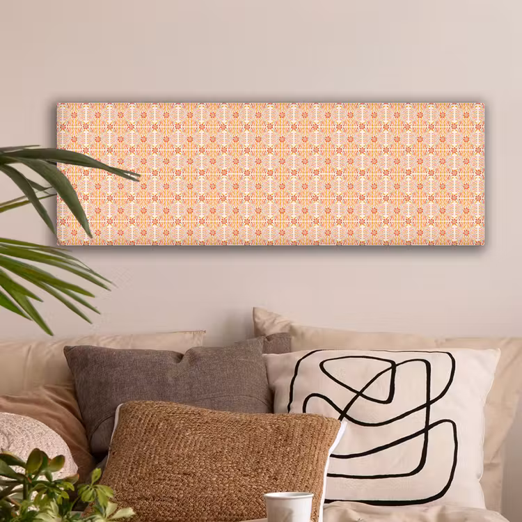 Patroon - Retro - Kleur canvas 2cm klein 828 -sfeer1