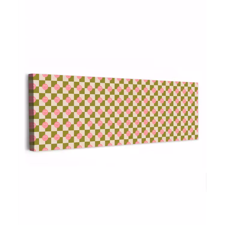 Patroon - Smileys - Blokken canvas 2cm klein 828 -z3d