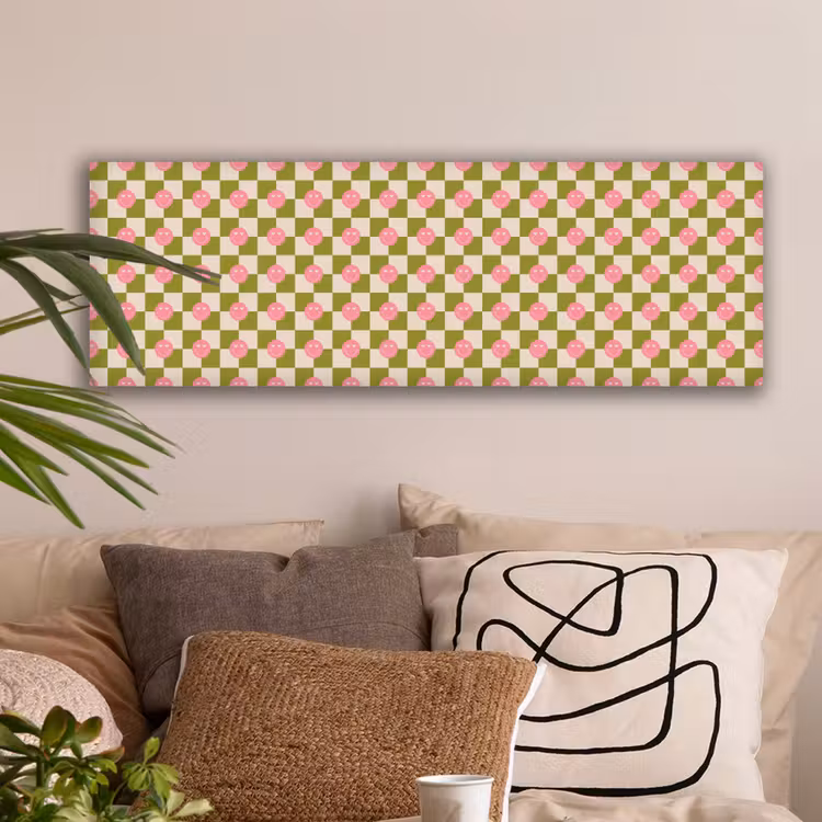 Patroon - Smileys - Blokken canvas 2cm klein 828 -sfeer1