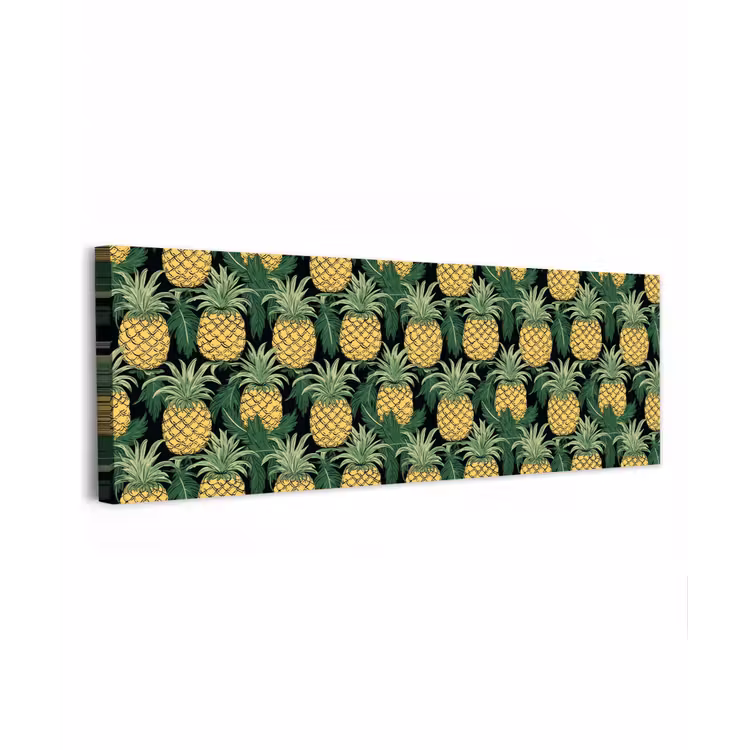 Patroon - Tropisch - Ananas - Illustratie canvas 2cm klein 828 -z3d