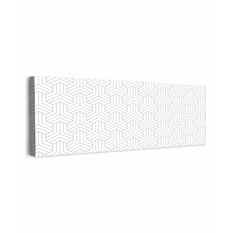 Patronen - Abstract - Zwart - Wit - Geometrie canvas 2cm klein 828 -z3d