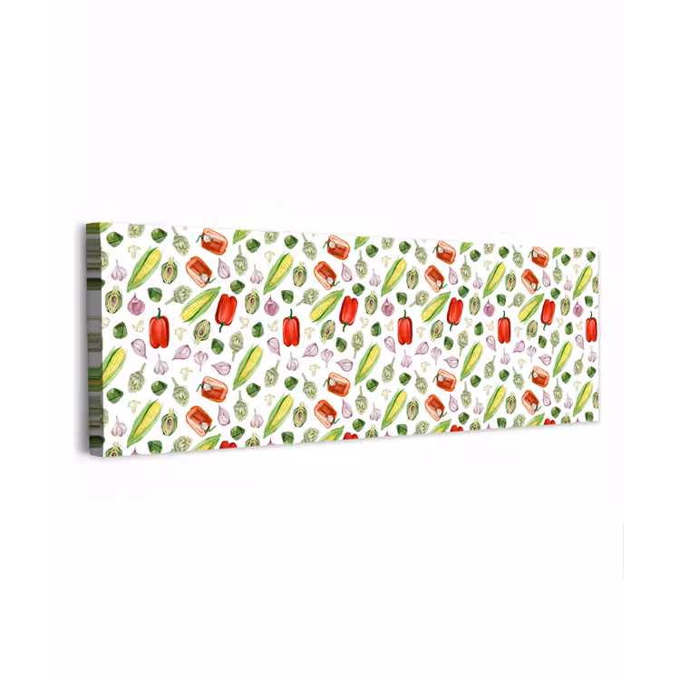 Paprika - Maïs - Patroon - Groente canvas 2cm klein 828 -z3d